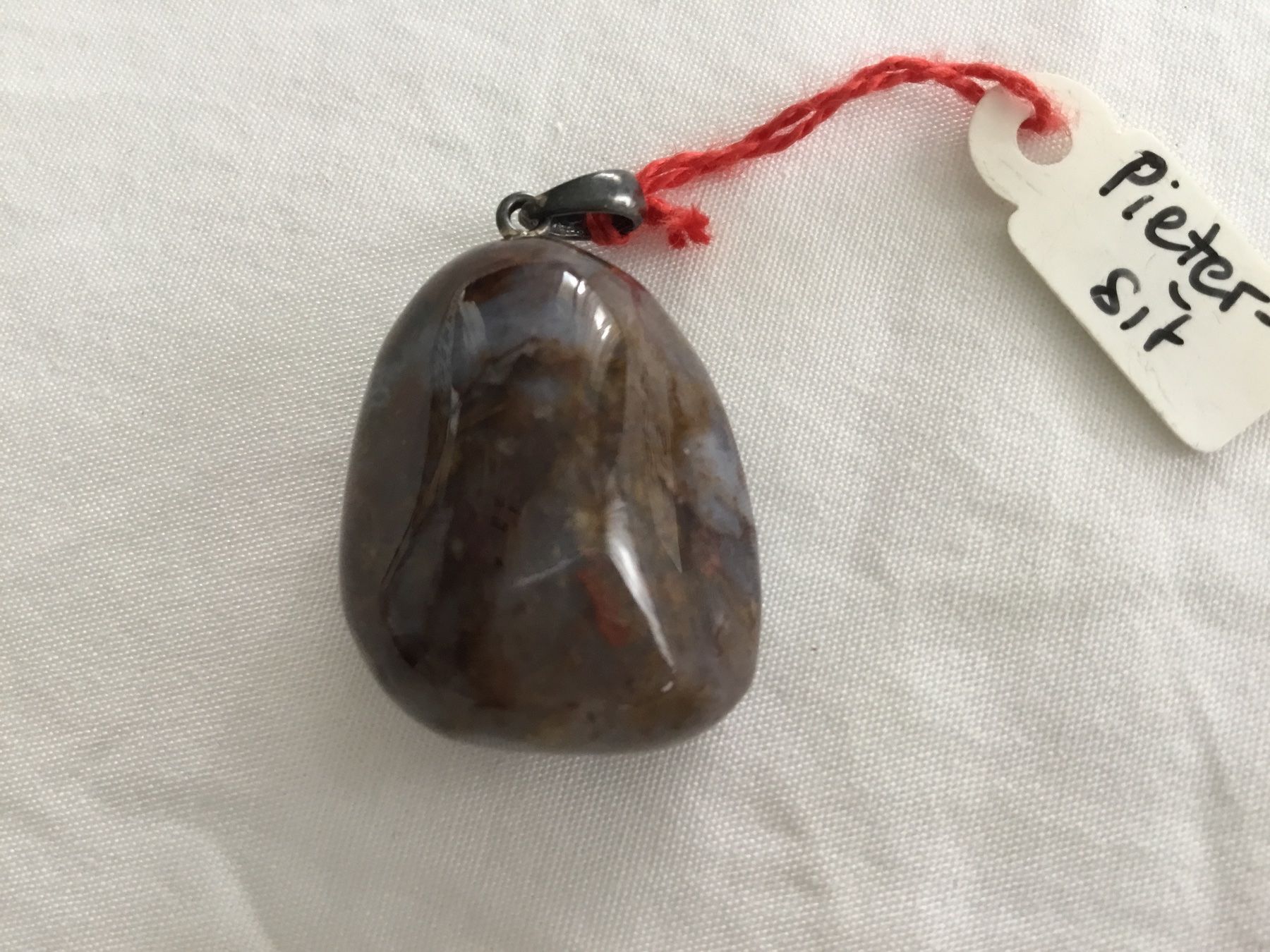 Minerali & Pietre curative: Anhänger Pietersit Heilstein – Nuovo e nell'imballaggio originale da Doppleschwand venduto da Fortuna5859