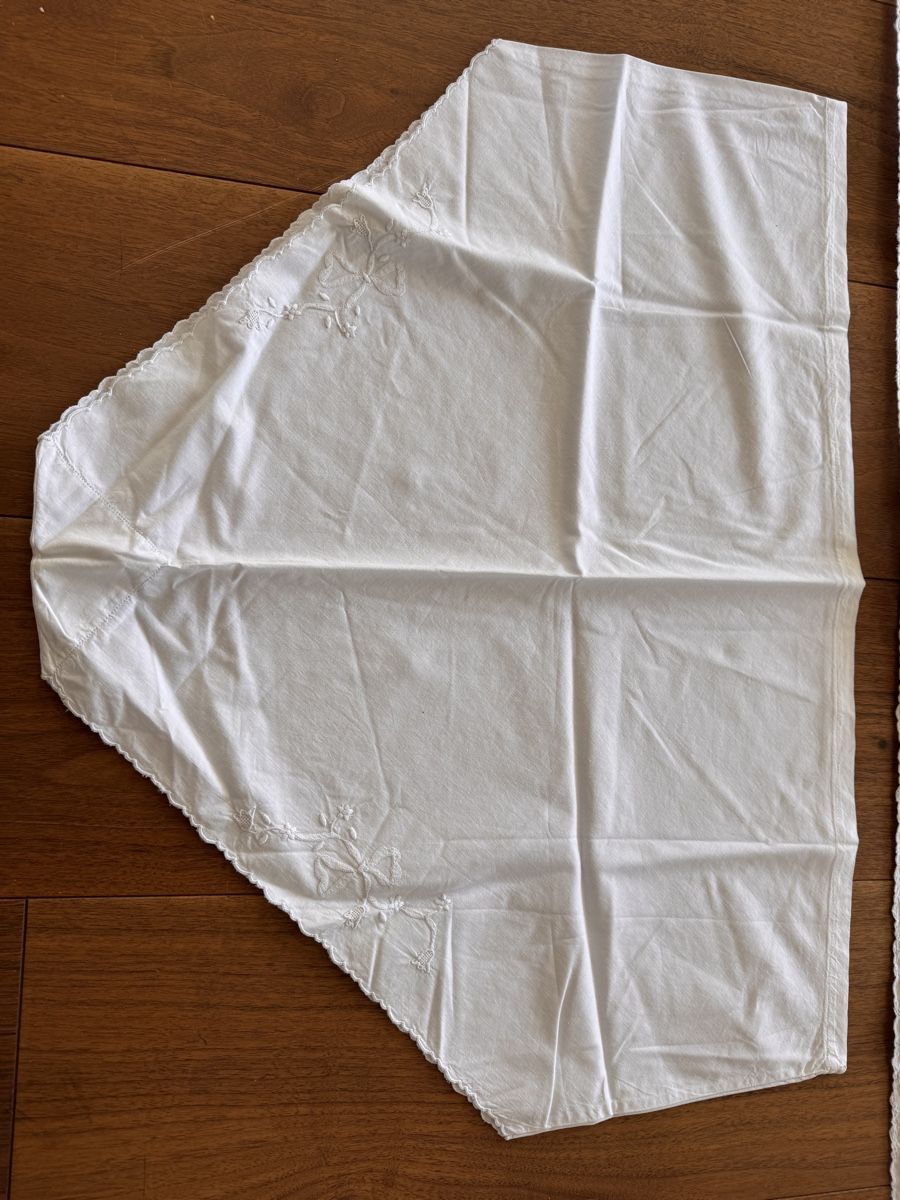Altra biancheria intima: Vintage Dessous Set, Baumwolle, Weiss,  Handarbeit  – Nuovo (secondo la descrizione) da Baar venduto da moritz1960 3