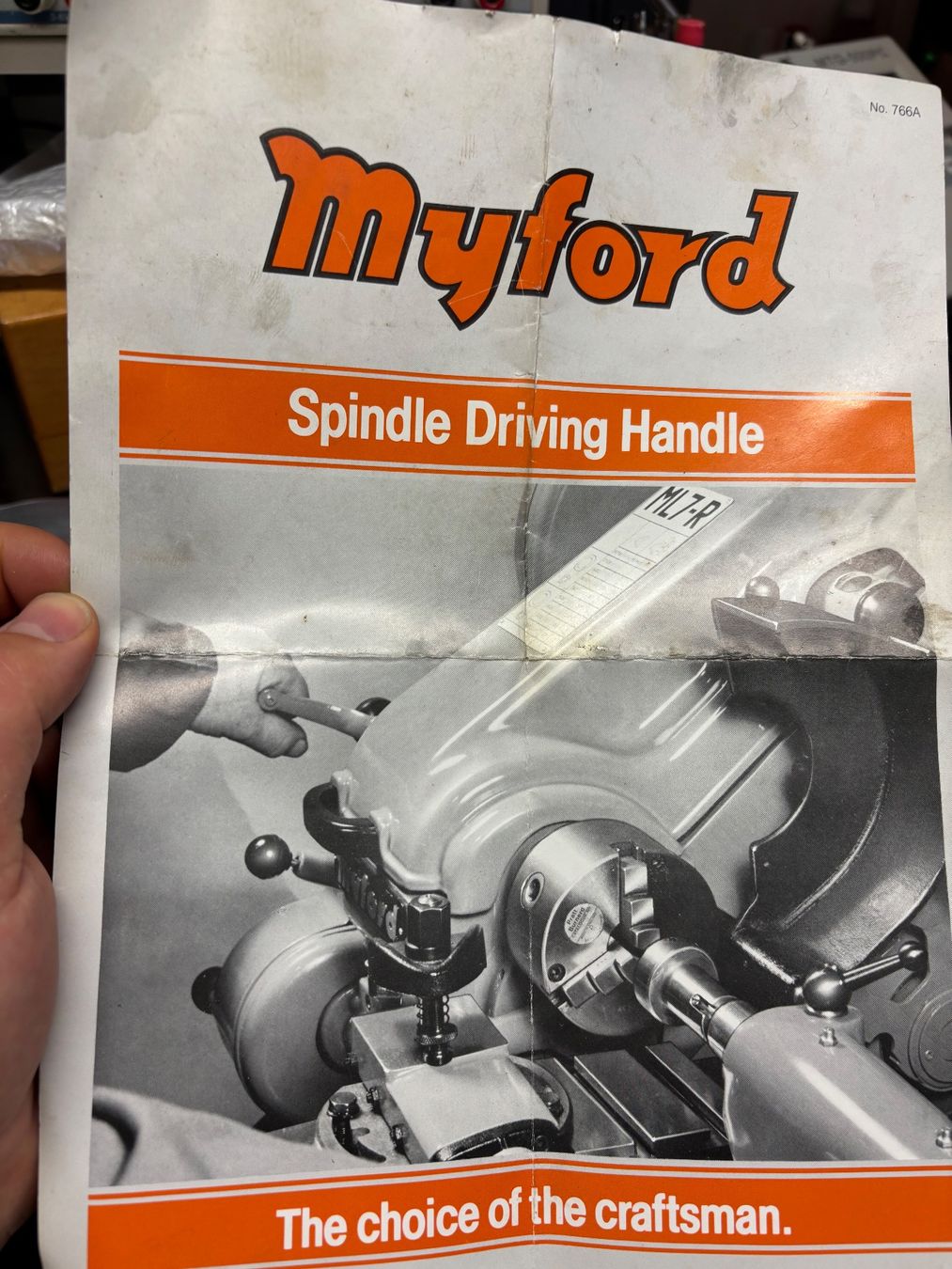 Myford Metall- & Schlosserei Sonstiges: Myford Spindel Hand Betätigung. – Neu und originalverpackt aus Schachen LU von Nugomes 1