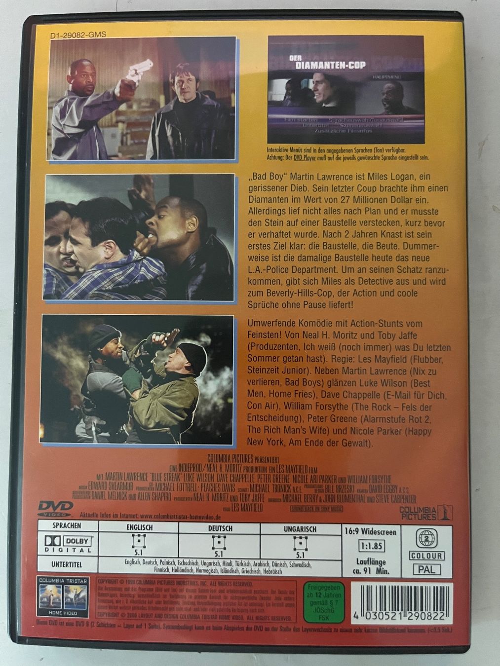 Tutti i DVDs: Der Diamanten Cop (1999) DVD 📀 – Nuovo (secondo la descrizione) da Sierre venduto da black.box 1