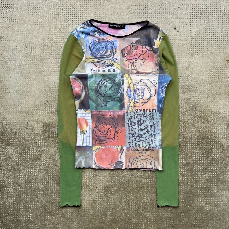 T-shirt Vintage Cyber Y2K - Motif Graphique - Taille XL - Femme - Années 2000