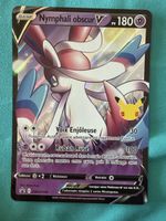 Carte Pokémon jumbo Nymphali obscur V SWSH134 état neuf