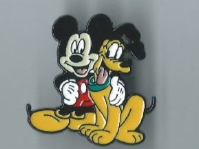 Plaquettes & Badges: Mickey Maus und Pluto, Disney, Pin – D'occasion à Zürich par t24_de