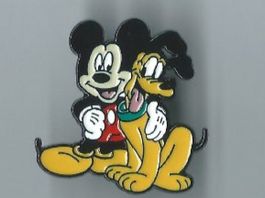 Mickey Maus und Pluto, Disney, Pin