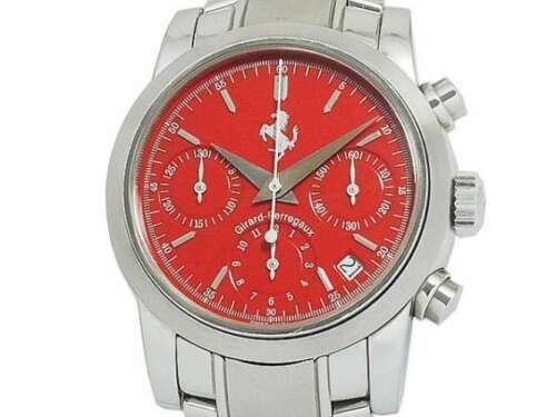 Girard-Perregaux Uhren: Girard-Perregaux Ferrari Chronograph 8020 Red Dial – Gebraucht aus Morges von thetimebureau