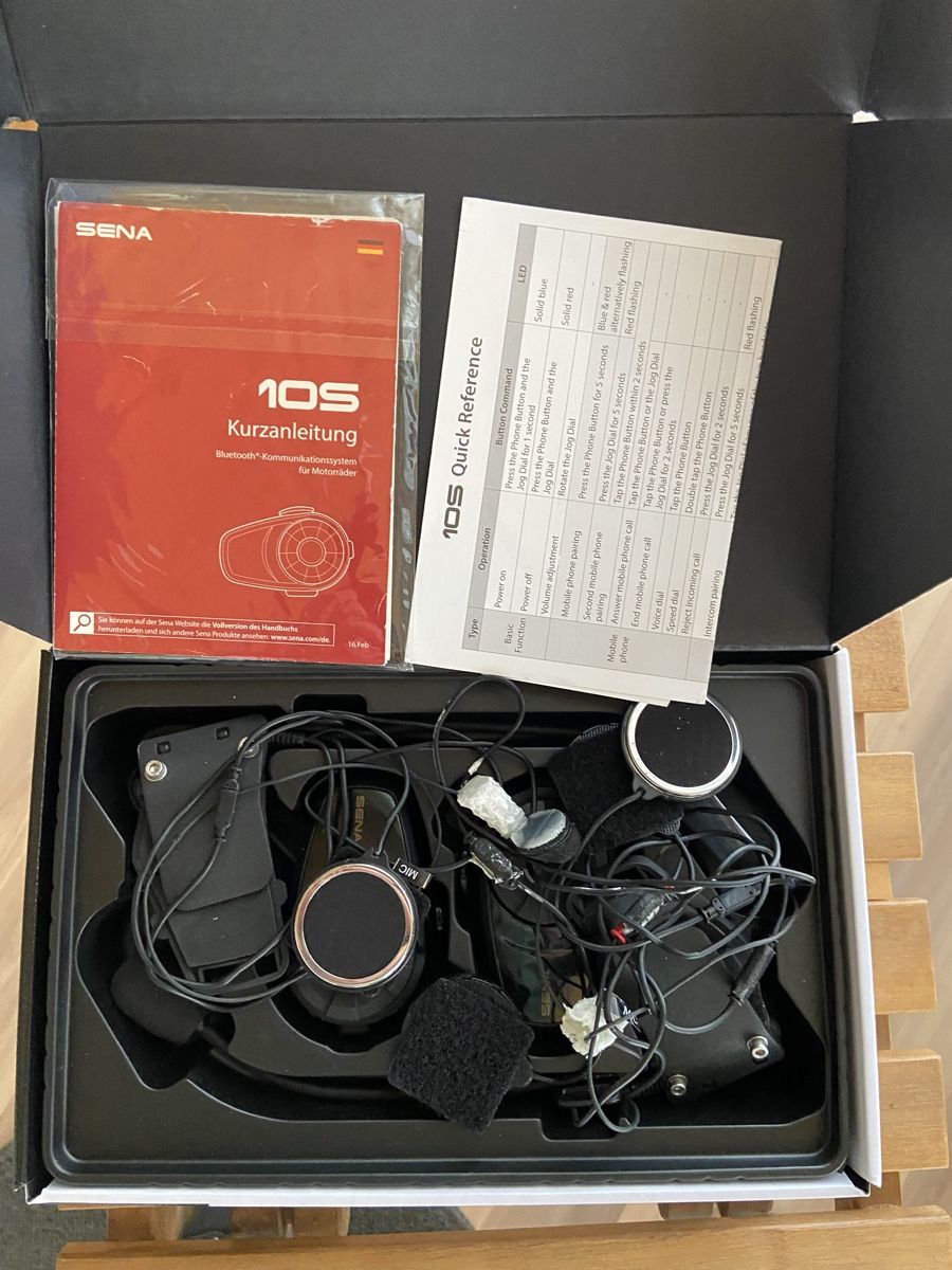 Sena Cuffie: Sena 10S DUAL Motorrad Bluetooth Kommunikationssystem – Usato da Boniswil venduto da Drohne10 1