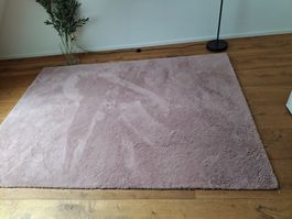 Neuwertiger Teppich, Rosa, Kuschelig, 160 x 225 cm.