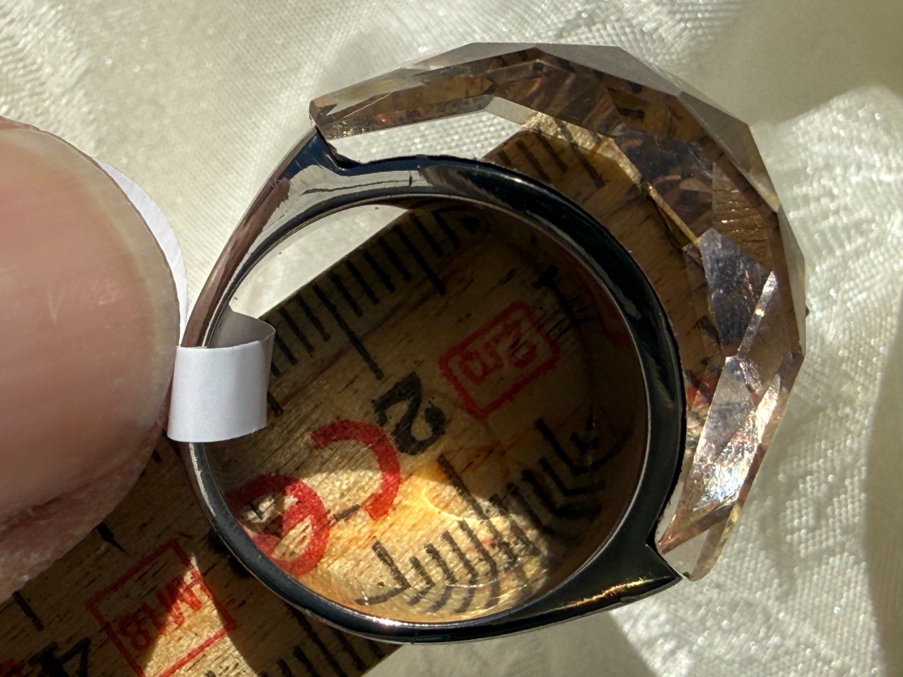 Ringe: Ring, Kunststoff, ca. 20 mm Durchmesser - NEU – Neu und originalverpackt aus Vacallo von cri_229f 5