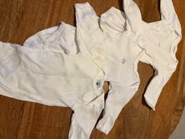 Lot de bodies manches longues Petit Bateau, taille 3 mois