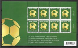 Kleinbogen 1771 125 Jahre Schw. Fussballverband ** 5.3.2020