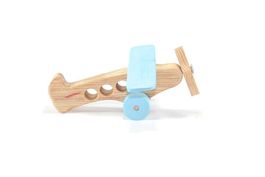 Holzspielzeug Flugzeug (farbig)