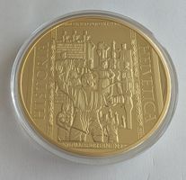 Vergoldete Münze 110 Gramm - Schlacht von Sempach