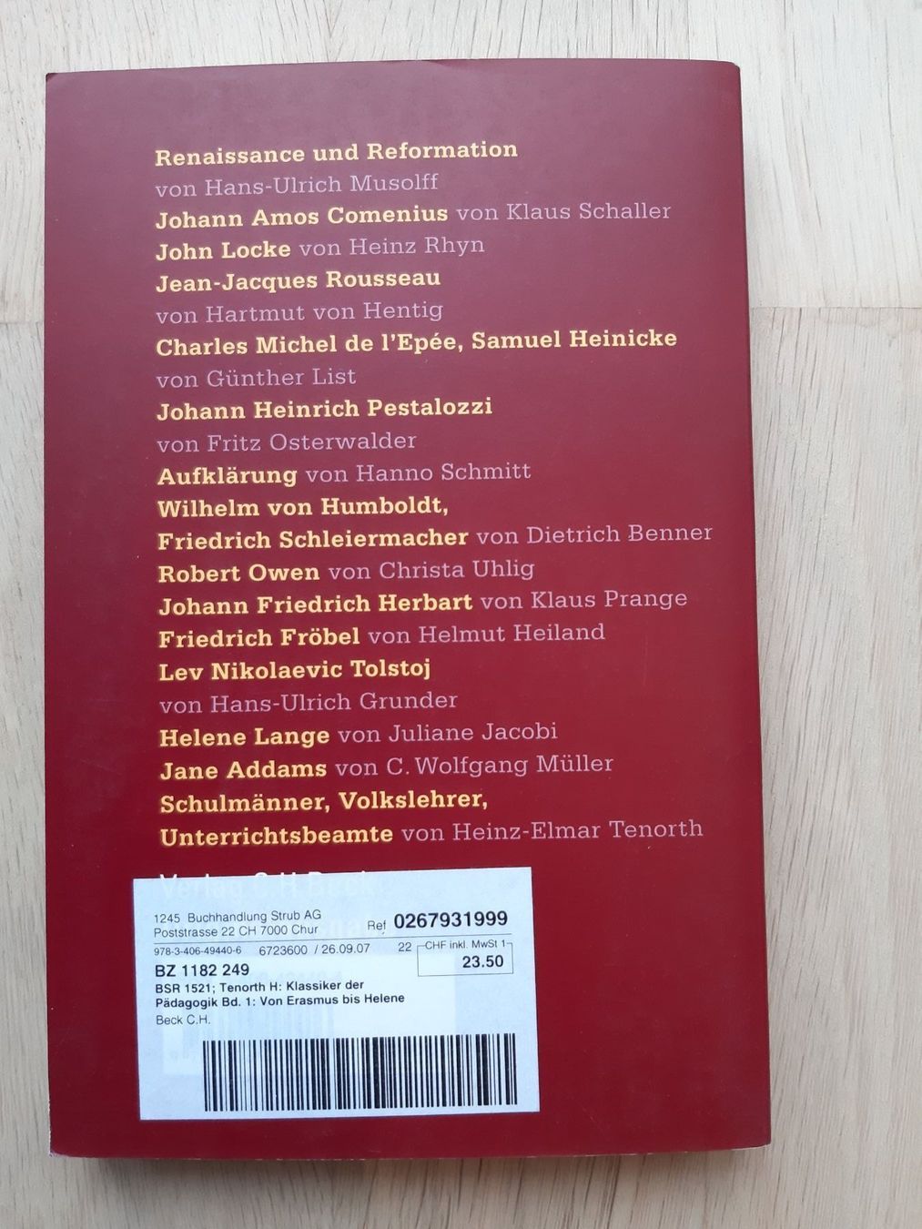 Libri: Klassiker der Pädagogik 1 – Usato da Riedern venduto da martigni_88 1