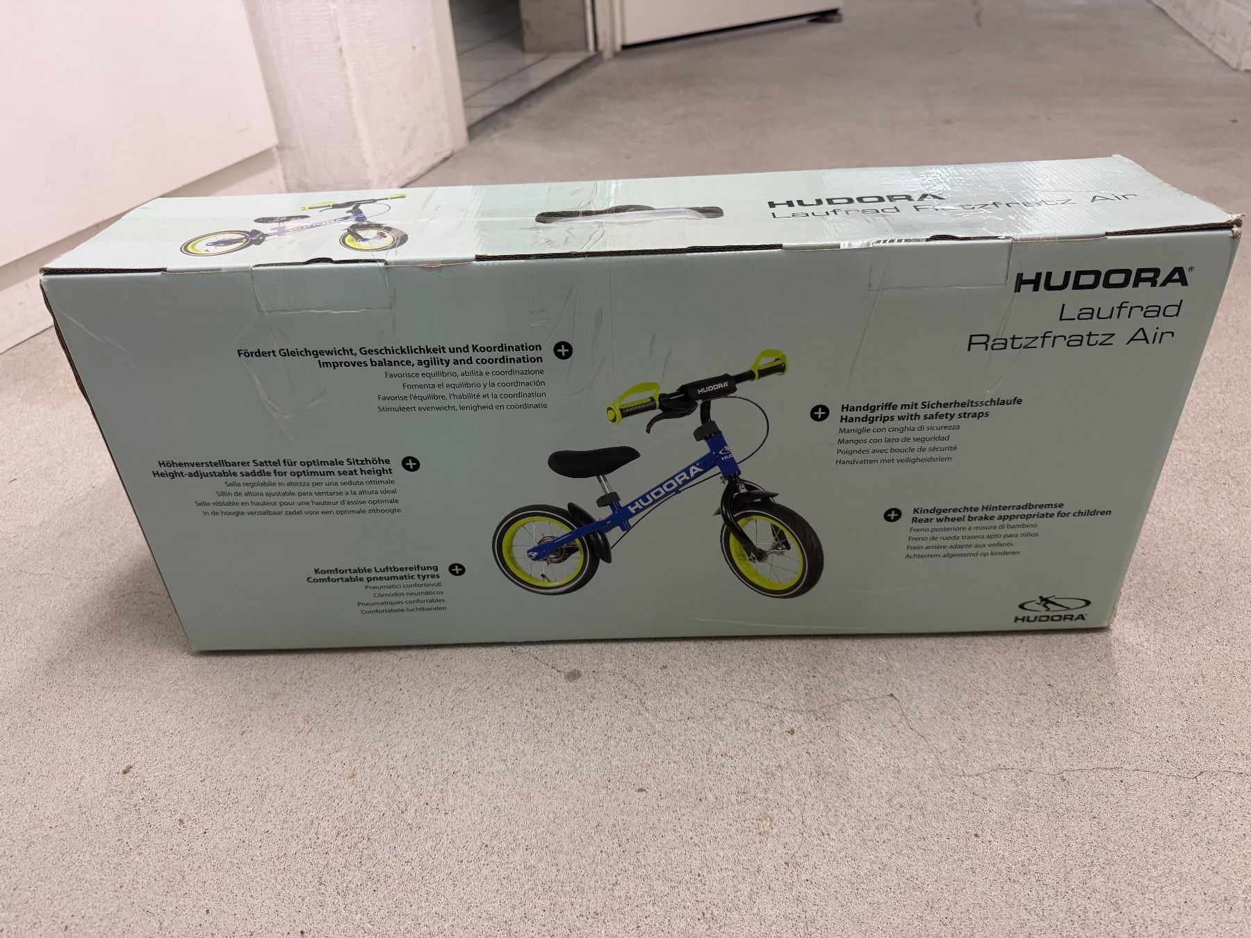 Hudora Fahrzeuge für Kinder: Laufrad Hudora 10032 – Neu und originalverpackt aus Eglisau von PD0970 1