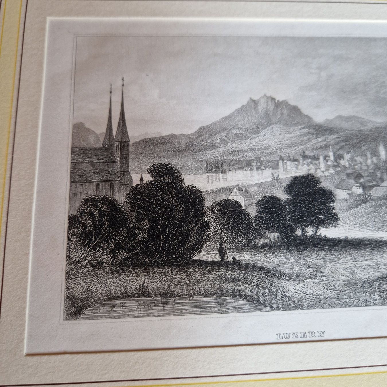 Incisioni: Luzern um 1850 – Usato da Ossingen venduto da Tannenbaum11 2