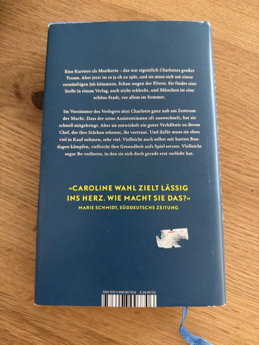 Bücher: Buch Die Assistentin von Caroline Wahl – Gebraucht aus Altdorf UR von Monstera99 1