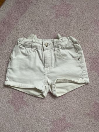 Short d'été blanc fille, taille 12/14 ans