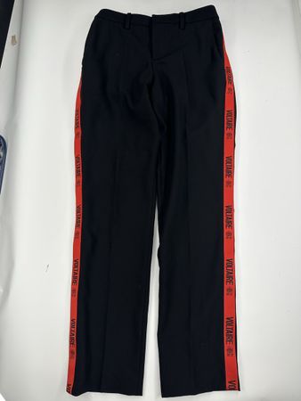 Zadig & Voltaire Hose, Gr. 36, rot-schwarz