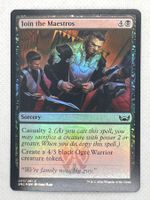 Magic the Gathering Karte: Join the Maestros Foil! Selten!