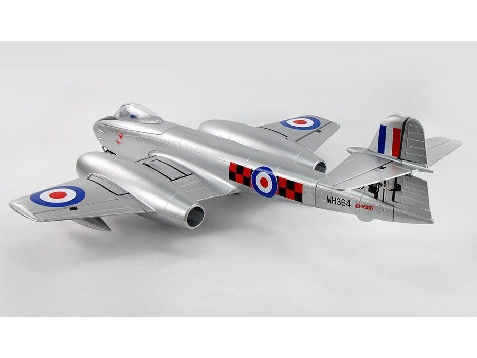 RC Modellbau: Gloster Meteor Jet V2, Spw 1270mm, PNP-Set von Dynam – Neu und originalverpackt aus Entlebuch von Hebu 1