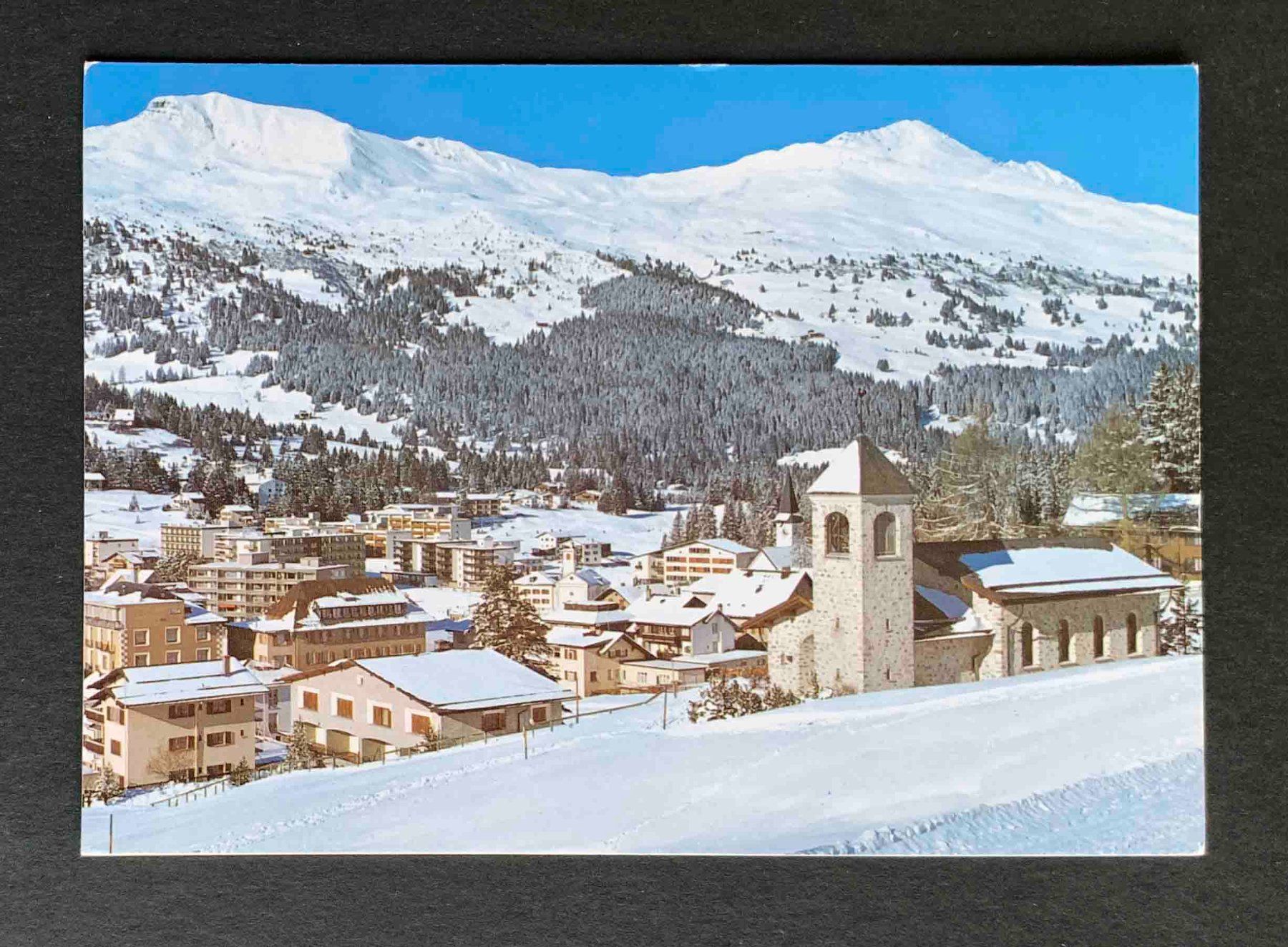 Ansichtskarten: AK Lenzerheide mit Piz Danis und Stätzerhorn – Gebraucht aus Goldau von artelier1