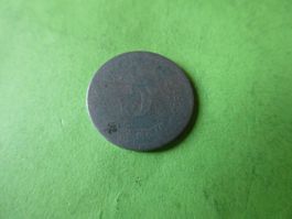 Dt. Reich 1875 J, 5 Pfennig
