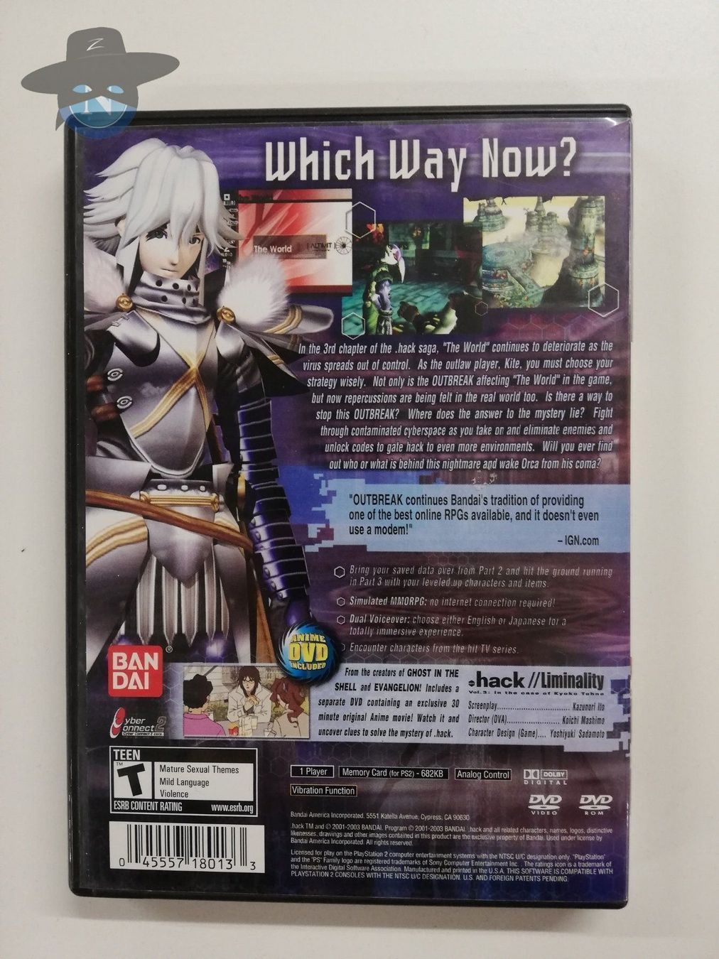 Sony Giochi: . Hack Part 3 Outbreak       / USA / PS2 – Usato da St. Gallen venduto da zorro_dc 1
