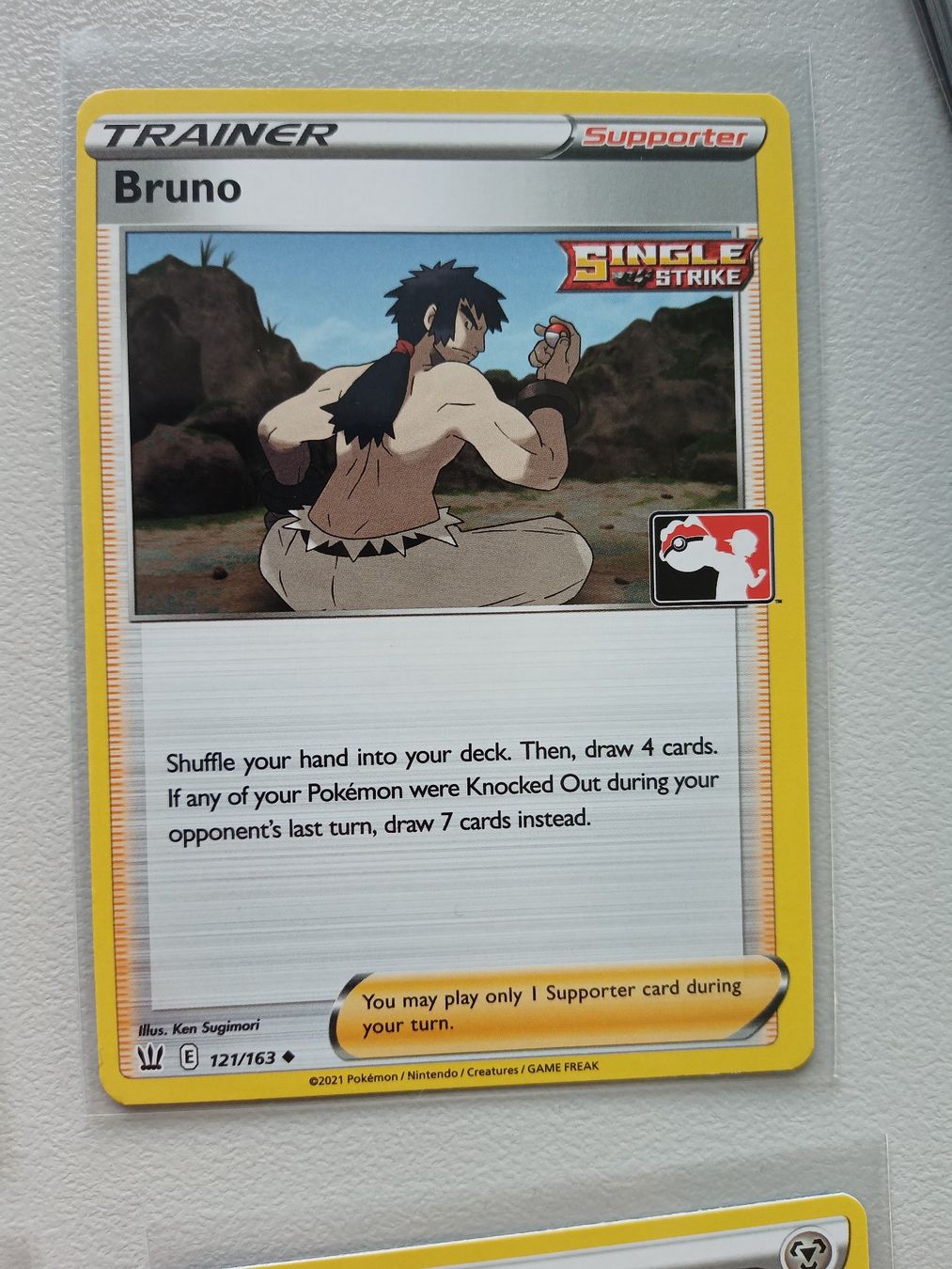 Pokémon Carte collezionabili: Bruno - Pokemon TCG Prize Pack Stamp Stempel – Usato da Altstätten SG venduto da GGsGameshop