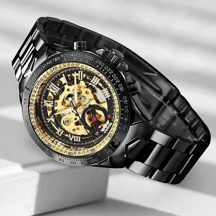 Edle Skelett Automatik Uhr Armbanduhr Herrenuhr Automatikuhr | Kaufen ...