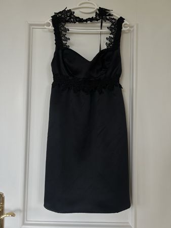 Zalando - Lost Ink schwarzes Abendkleid mit Spitzen Details