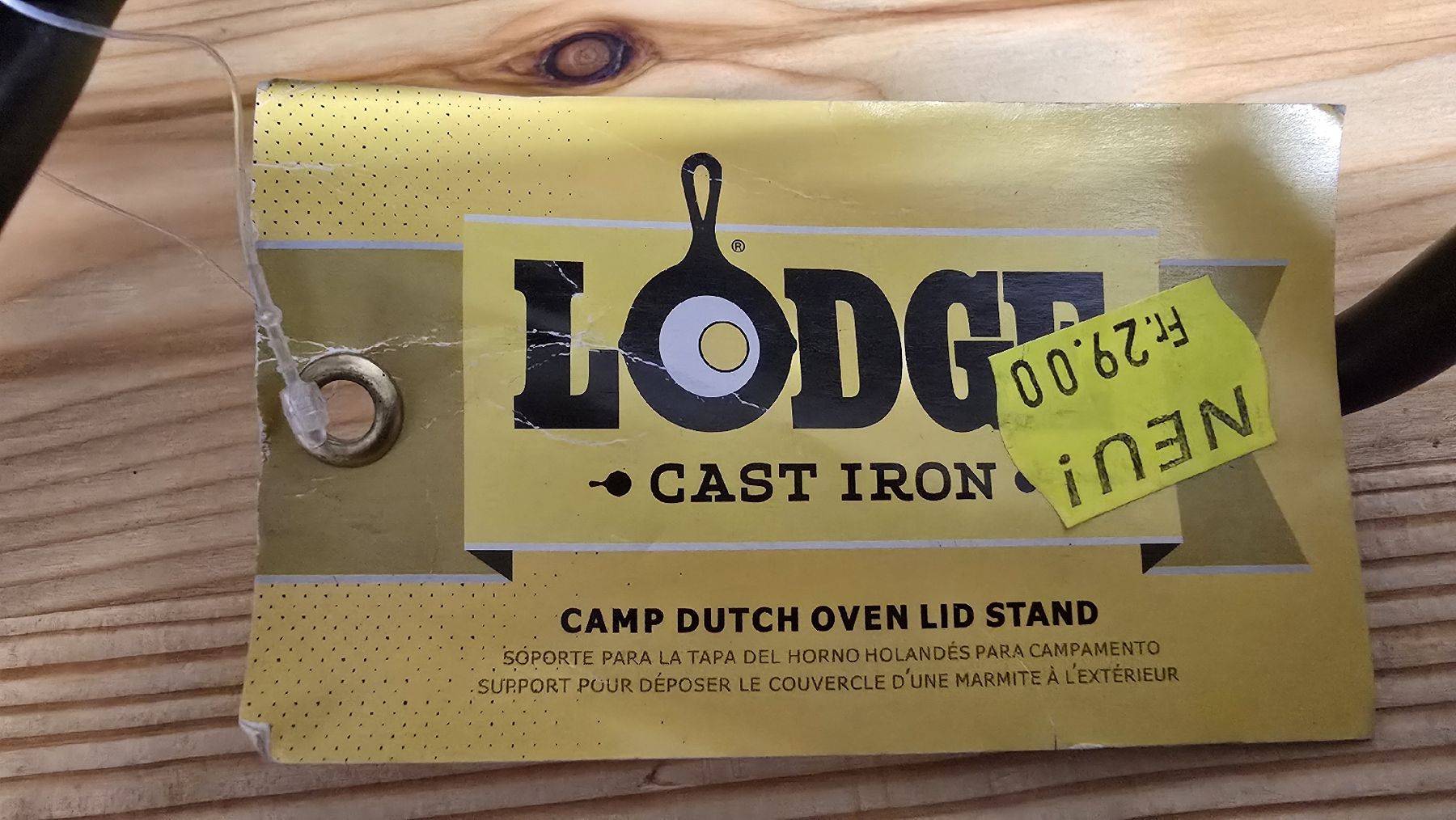 Griglie: Camp Dutch Oven Lid Stand – Nuovo e nell'imballaggio originale da Trimmis venduto da huettenwart 1