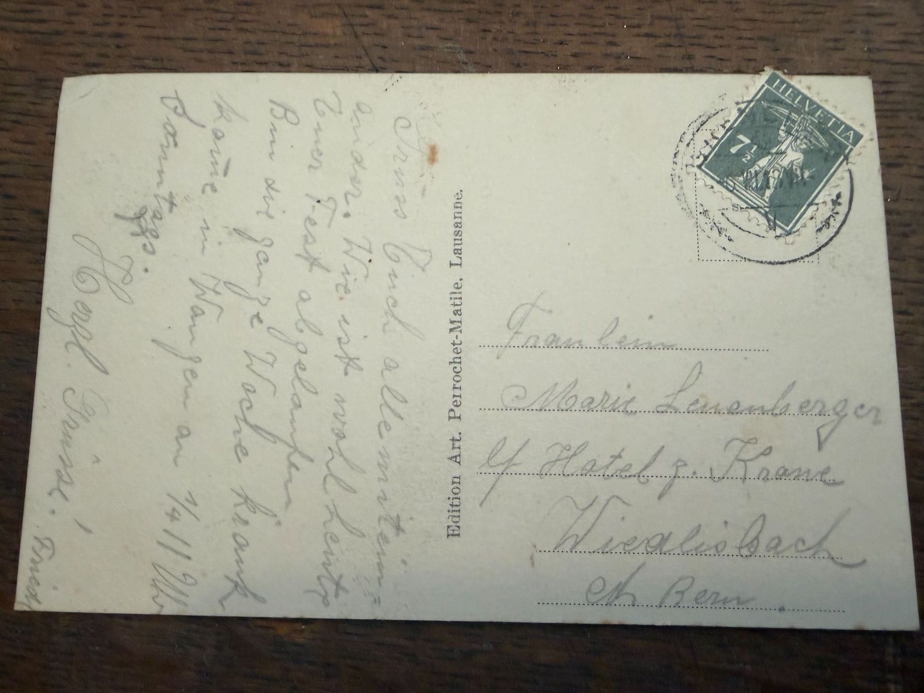 Cartoline postali: GRENCHEN - Viadukt im Dorf  - Ansichtskarte – Usato da Tegerfelden venduto da siebenmacky 1