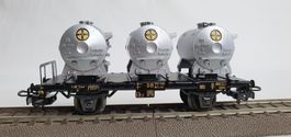 Märklin 4520 DB Behältertragwagen "Bayer", Version: 1960