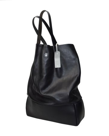 G-Star RAW Damen Leder Tasche Shopper /LP:279/schwarz/NEU