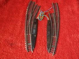 1 Paar Bogenweiche K  von Märklin spur H0 getestet  .