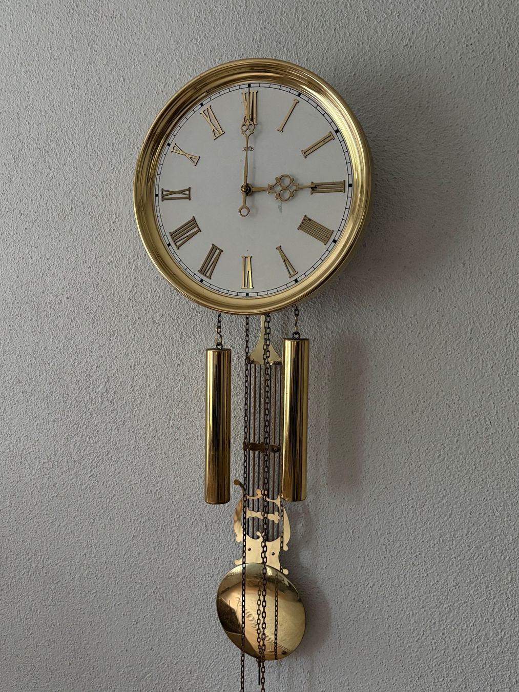 Orologi da terra & Orologi da parete: AMS Wanduhr mit Gewichten – Usato da Winterthur venduto da looper