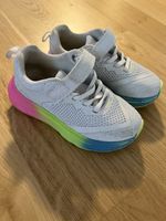 Next Girls Trainers, Size 10 (28), White, Rainbow Sole