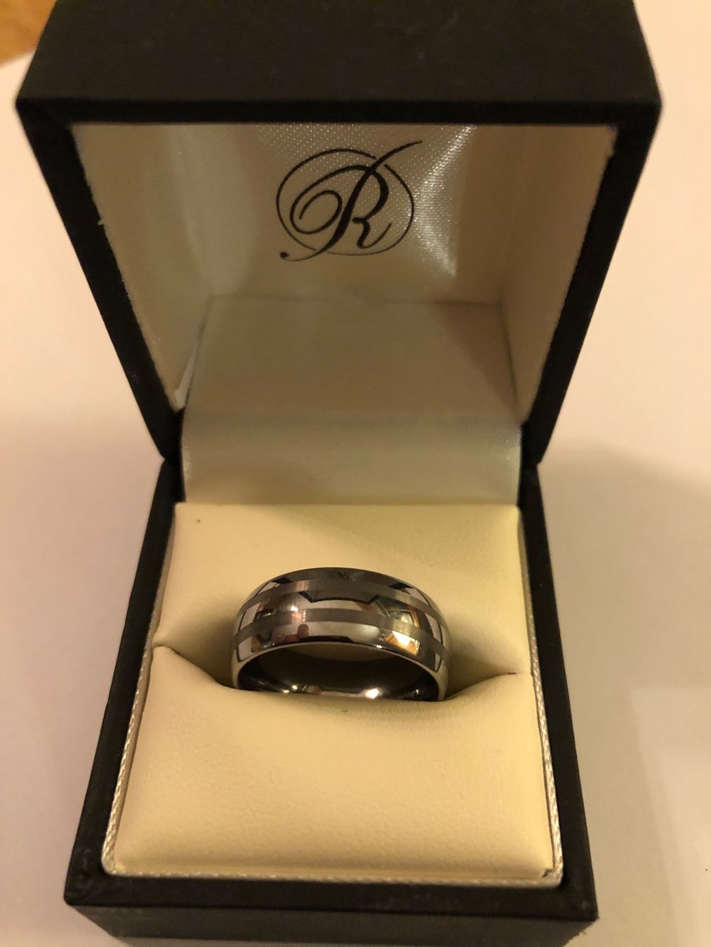 Anelli: Rhomberg Tungsten Wolfram Ring Gr. 56 – Nuovo e nell'imballaggio originale da Nassen venduto da run_7jjy 1