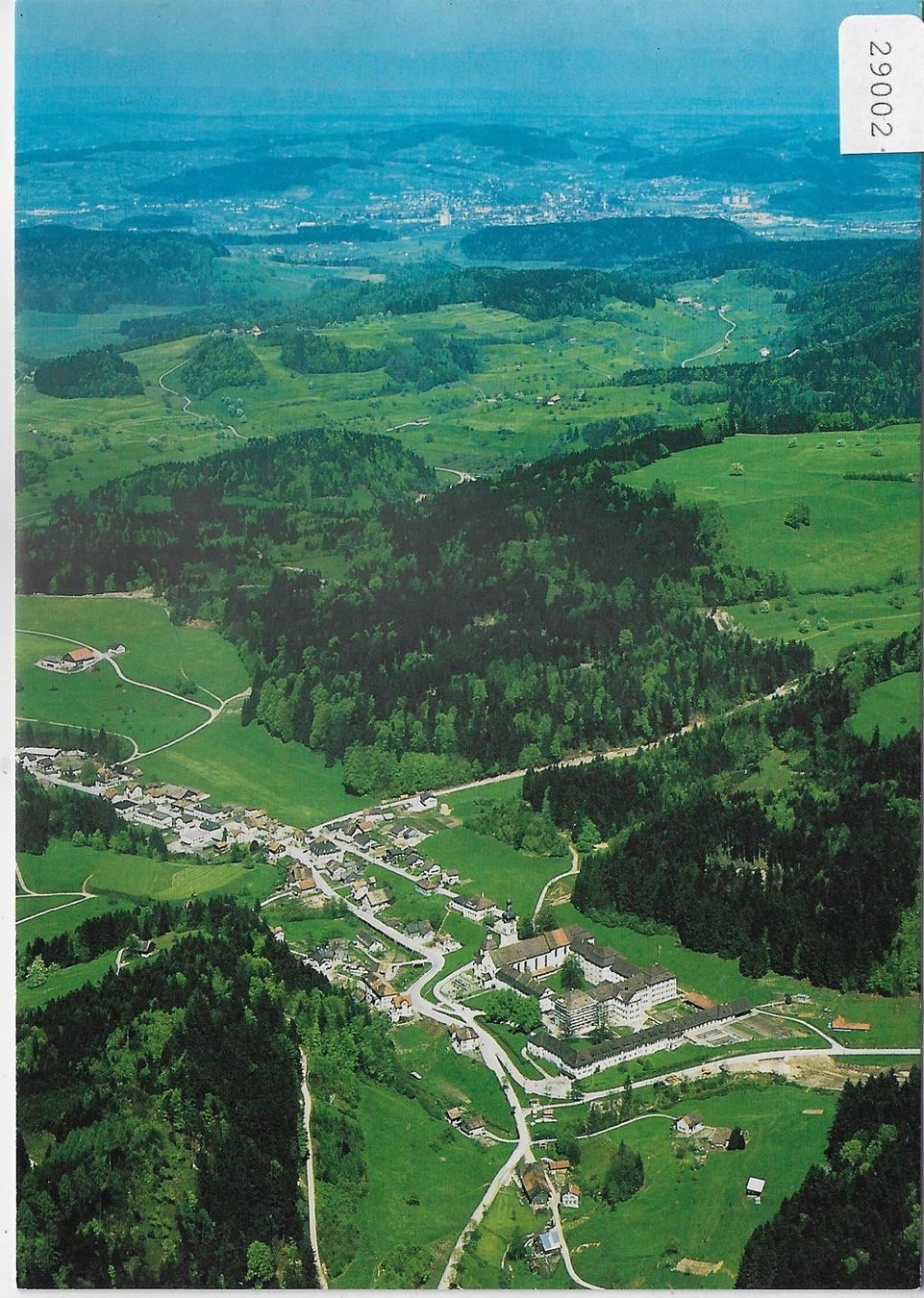 Cartoline postali: Flugaufnahme Fischingen – Usato da Ettingen venduto da Kartenplanet
