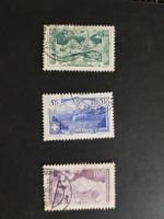 Briefmarken Gebitgslandschaften Jahrgang 1914 gestempelt.