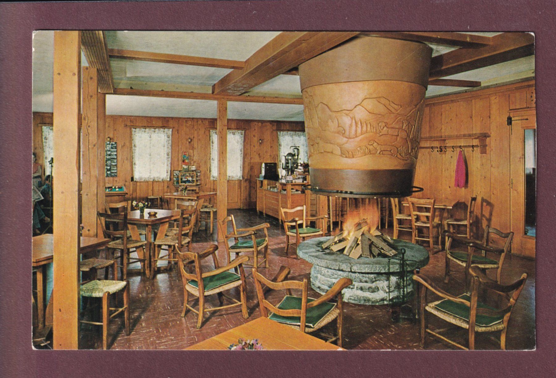 Cartoline postali: PLANACHAUX sur Champéry - Restaurant Coquoz - 1967 – Usato da Pully venduto da nicecards