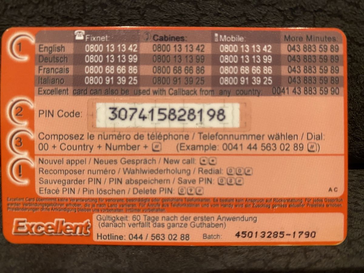 Schede telefoniche: Prepaid card – Usato da Lausanne venduto da babacard10 1