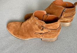 Damen Schuh - Stiefeletten Wildleder - Westernstiefel