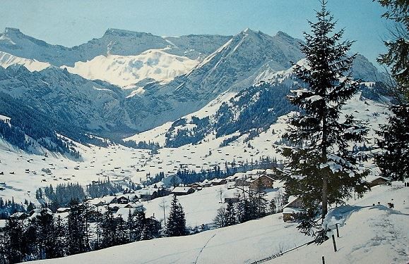 Cartoline postali: ADELBODEN Wildstrubel – Usato da Jona venduto da philajona
