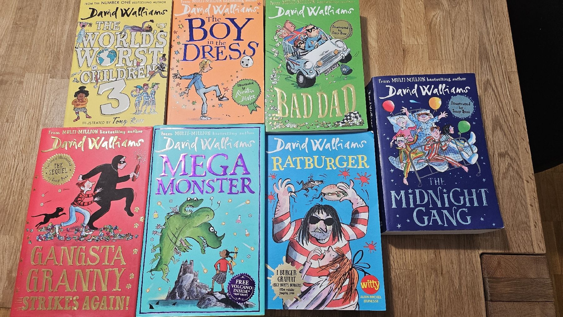 David Walliams Collection – 7 Children's Books (Gebraucht) in Petit ...