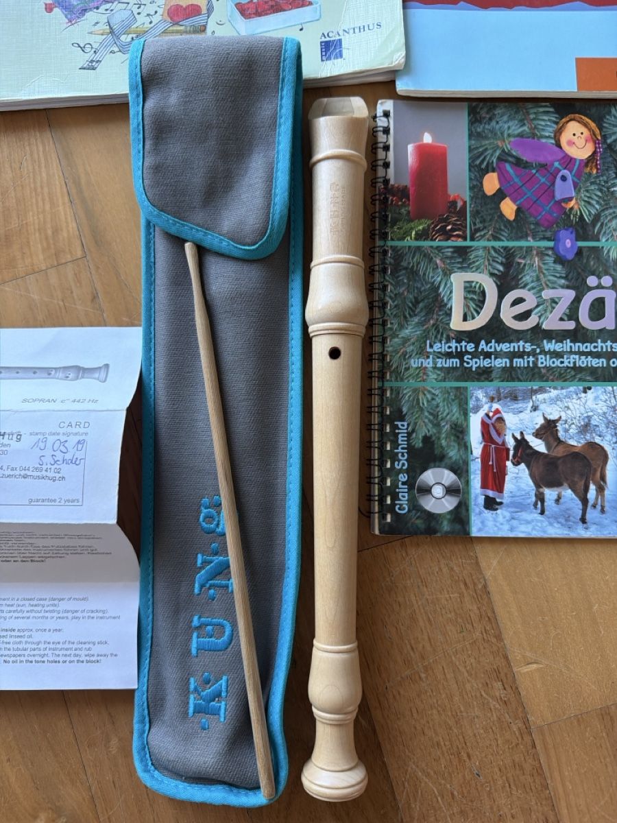 Musikinstrumente: Blockflöte Kung mit Zubehör – Gebraucht aus Magden von barbabellamama 3