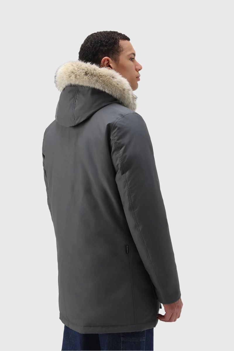 Woolrich Giacche: Woolrich Arctic Parka aus Ramar Cloth Grey Shadow – Nuovo (secondo la descrizione) da Birsfelden venduto da rvo_g7rs 3