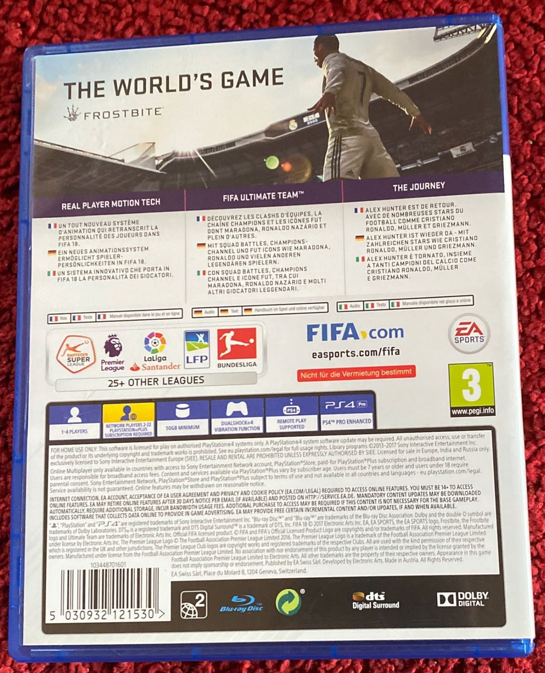 Giochi: FIFA 18 PS4  Top Zustand – Nuovo (secondo la descrizione) da Hittnau venduto da kleen 2