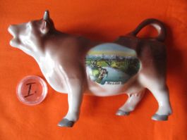 Milchkuh Rahmkrug Souvenir Porzellan Bern