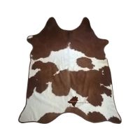 echtes Kuhfell Teppich Brown/white